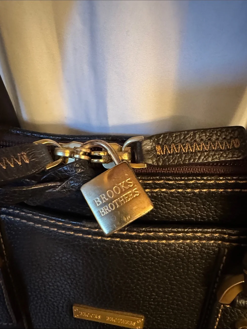 Black Pebbled Leather Men’s Briefcase - Classic Professional Bag